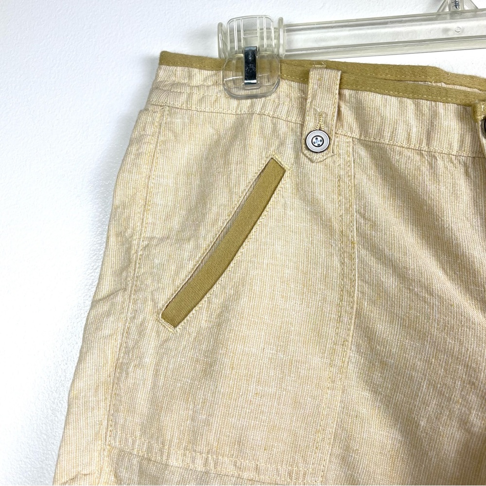 Anthropologie Pilcro And The Letterpress Yellow Linen Blend Shorts - Picture 5 of 16
